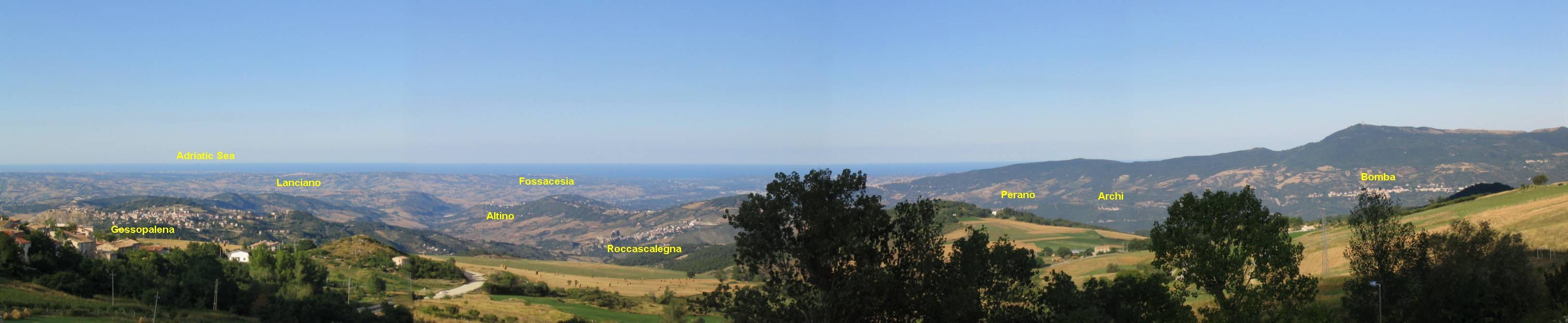 Sangro Valley Panoramic View, by Silvio DiPaolo